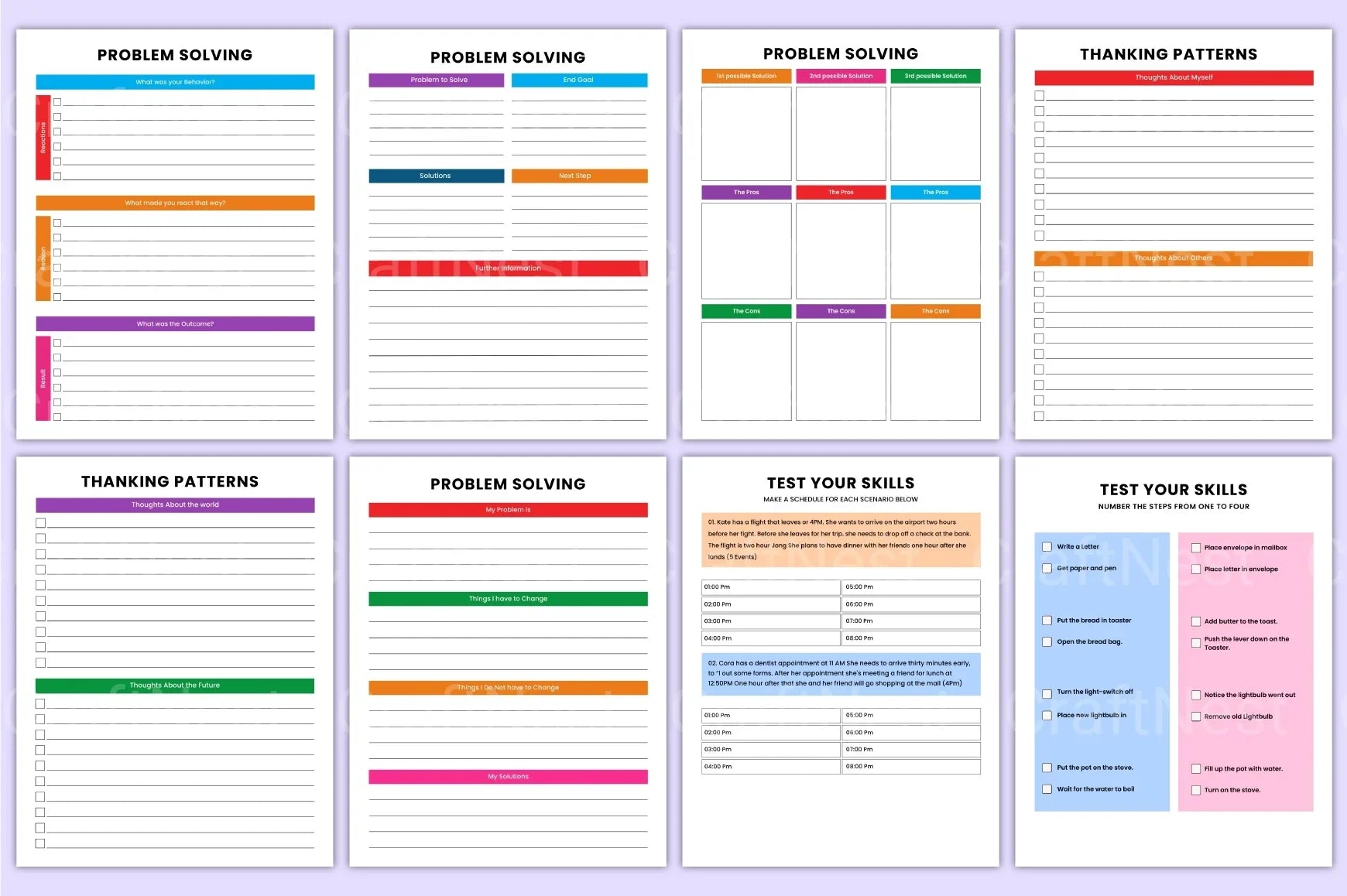 Problem Solving Workbook for Effective Learning - CraftNest - Digital Crafting and Art