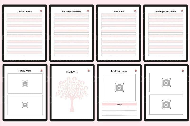 Baby Memory Book: Cherish Every Milestone - CraftNest - Digital Crafting and Art