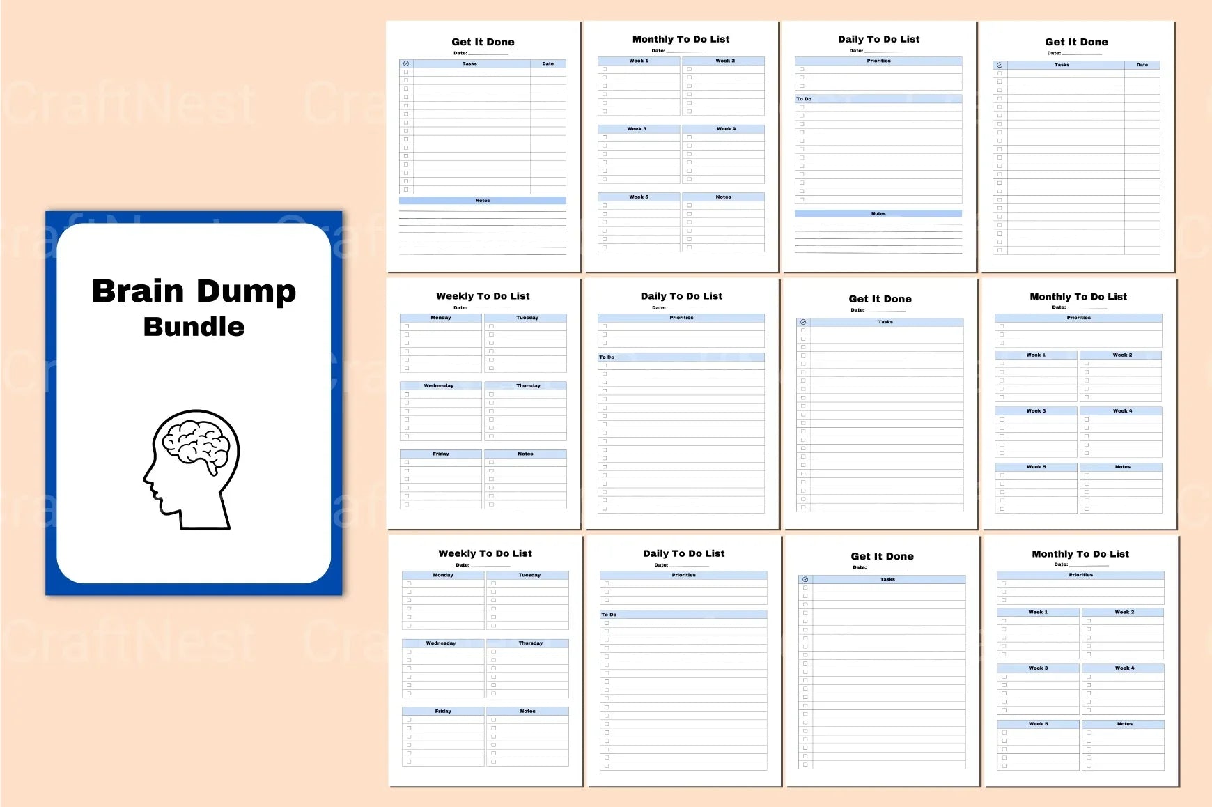 Brain Dump Ideas and Tips - CraftNest - Digital Crafting and Art