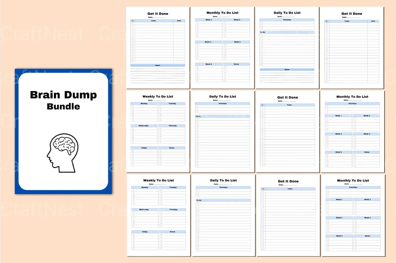 Brain Dump Ideas and Tips - CraftNest - Digital Crafting and Art
