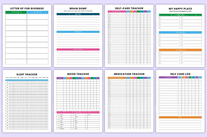 Self Discovery Workbook for Personal Growth - CraftNest - Digital Crafting and Art