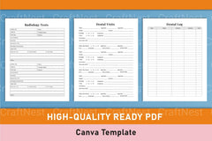 Medical Planner Template - CraftNest - Digital Crafting and Art