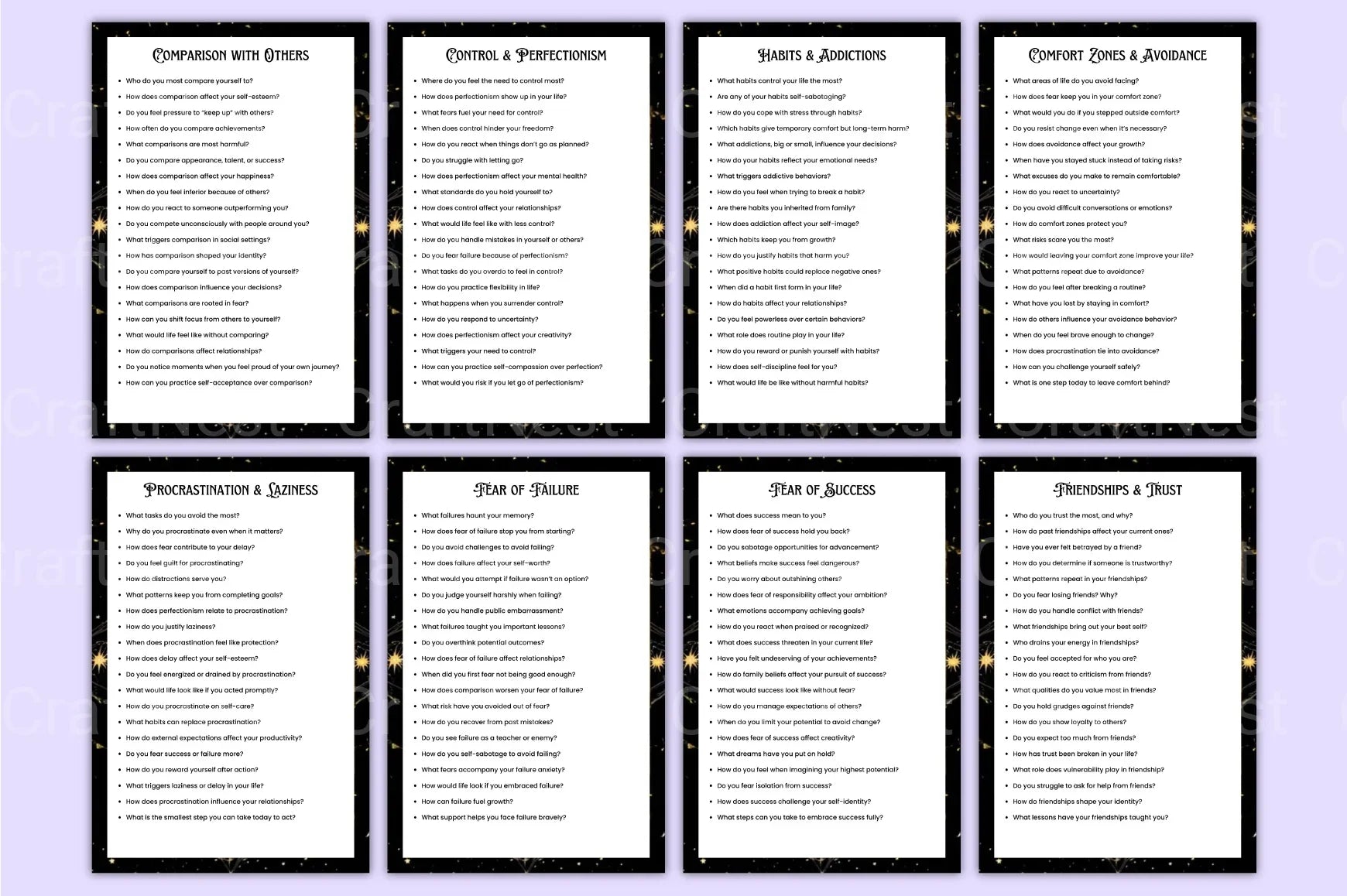 Shadow Work Prompts for Personal Growth - CraftNest - Digital Crafting and Art