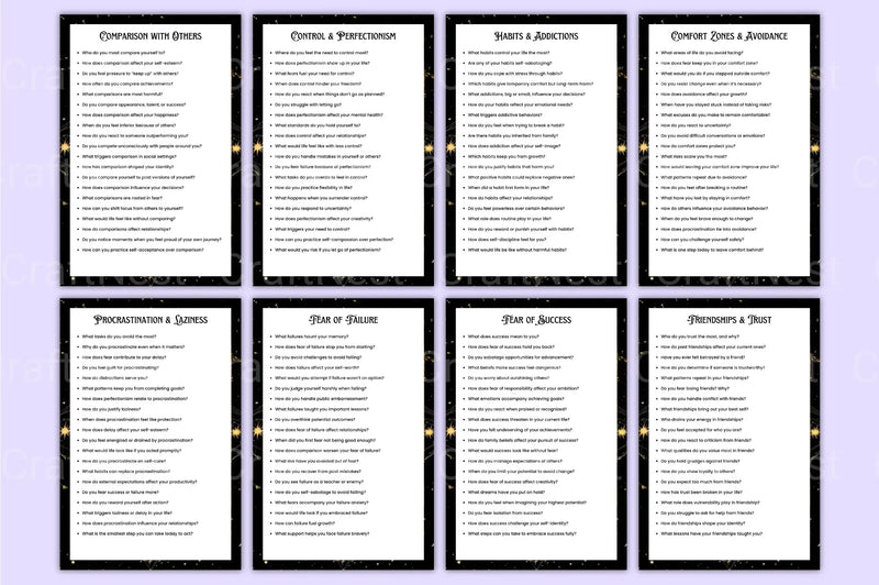 Shadow Work Prompts for Personal Growth - CraftNest - Digital Crafting and Art