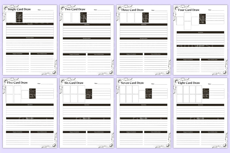 Witchcraft Tarot Workbook Guide - CraftNest - Digital Crafting and Art