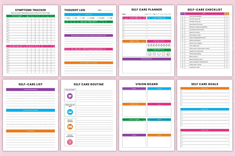 Mental Wellness Self-Care Guide - CraftNest - Digital Crafting and Art