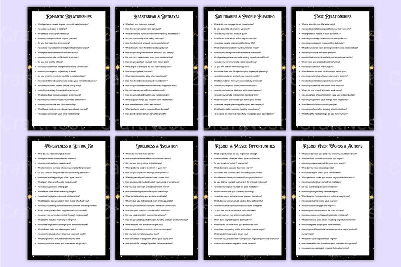 Shadow Work Prompts for Personal Growth - CraftNest - Digital Crafting and Art