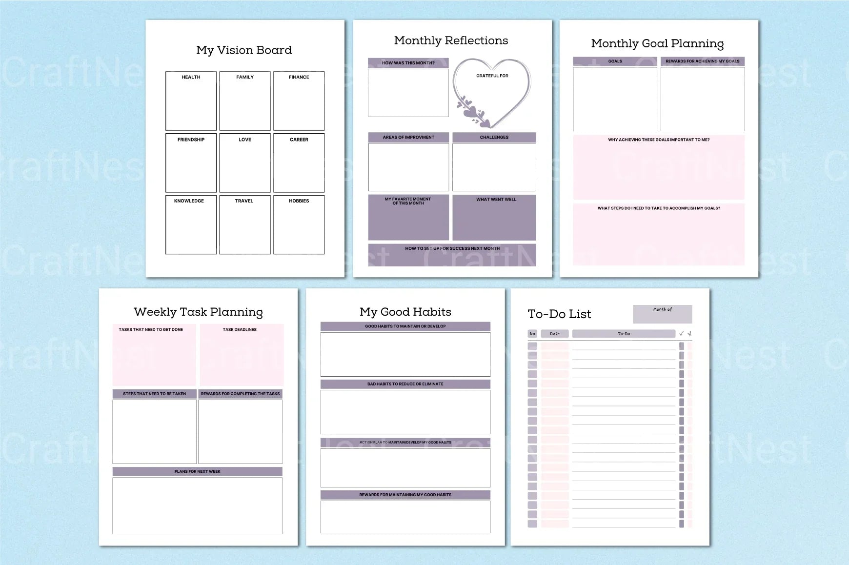 PTSD Trauma Processing Workbook - CraftNest - Digital Crafting and Art