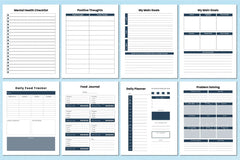 Mental Health Planner for Wellness and Self-Care - CraftNest - Digital Crafting and Art