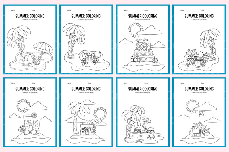 Spring Summer Workbook Collection - CraftNest - Digital Crafting and Art