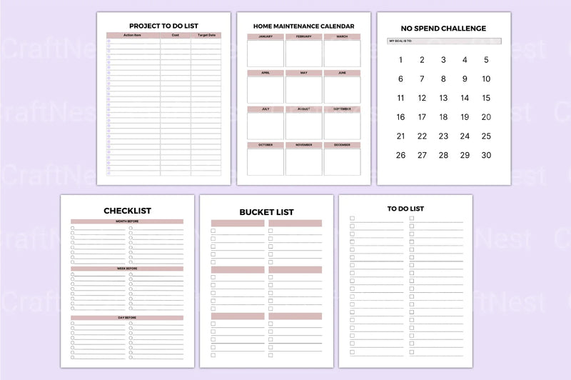 Home Maintenance Planner Guide - CraftNest - Digital Crafting and Art