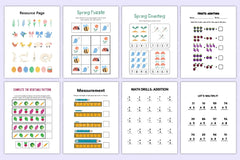Math Activity Book for Kids - CraftNest - Digital Crafting and Art
