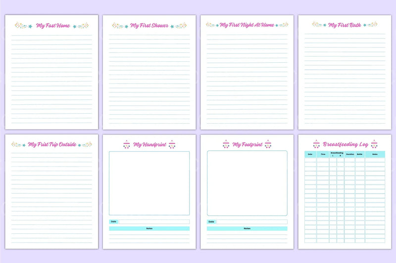 Baby Memory Book: Cherish Every Milestone - CraftNest - Digital Crafting and Art