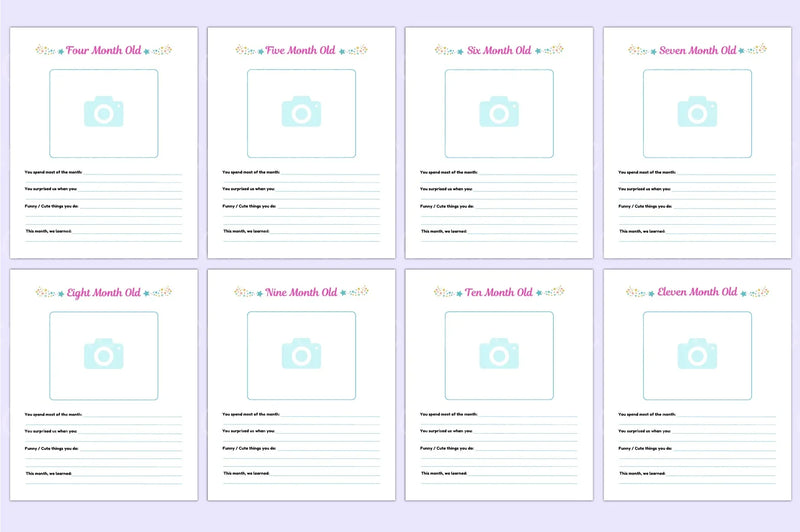 Baby Memory Book: Capture Precious Moments - CraftNest - Digital Crafting and Art