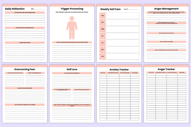 PTSD Trauma Recovery Workbook - CraftNest - Digital Crafting and Art