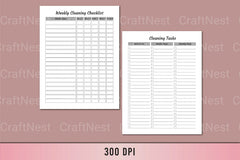 Ultimate Cleaning Planner for Organized Living - CraftNest - Digital Crafting and Art