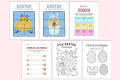Easter Activity Book for Kids - CraftNest - Digital Crafting and Art