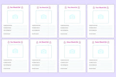 Baby Memory Book: First Year Keepsake - CraftNest - Digital Crafting and Art
