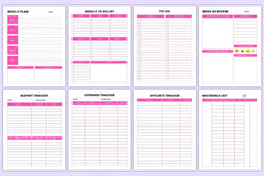 Girl Boss Organizer: Empower Your Workspace - CraftNest - Digital Crafting and Art