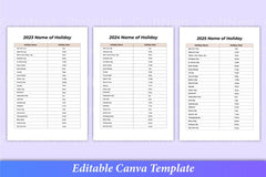Travel Planner Canva Template Interior - CraftNest - Digital Crafting and Art
