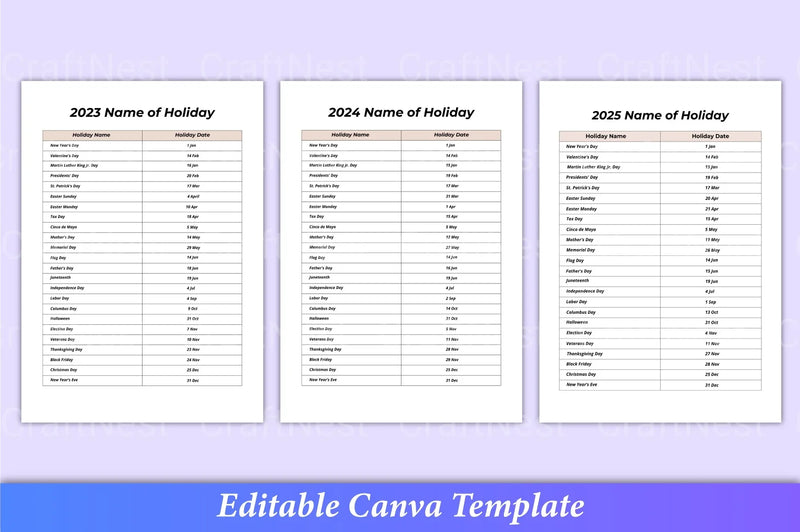 Travel Planner Canva Template Interior - CraftNest - Digital Crafting and Art