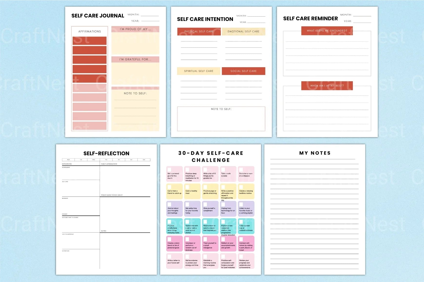 Adult ADHD Planner for Effective Organization - CraftNest - Digital Crafting and Art