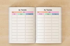 ADHD School Planner for Effective Organization - CraftNest - Digital Crafting and Art