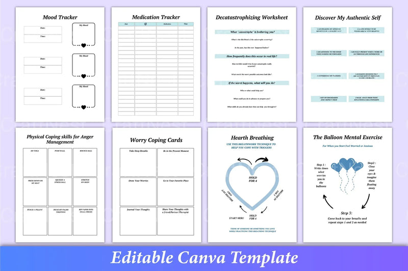PTSD Trauma Processing Workbook - CraftNest - Digital Crafting and Art