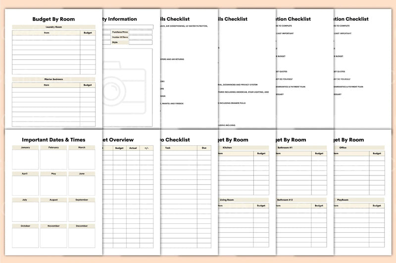 Home Renovation Planner Guide - CraftNest - Digital Crafting and Art