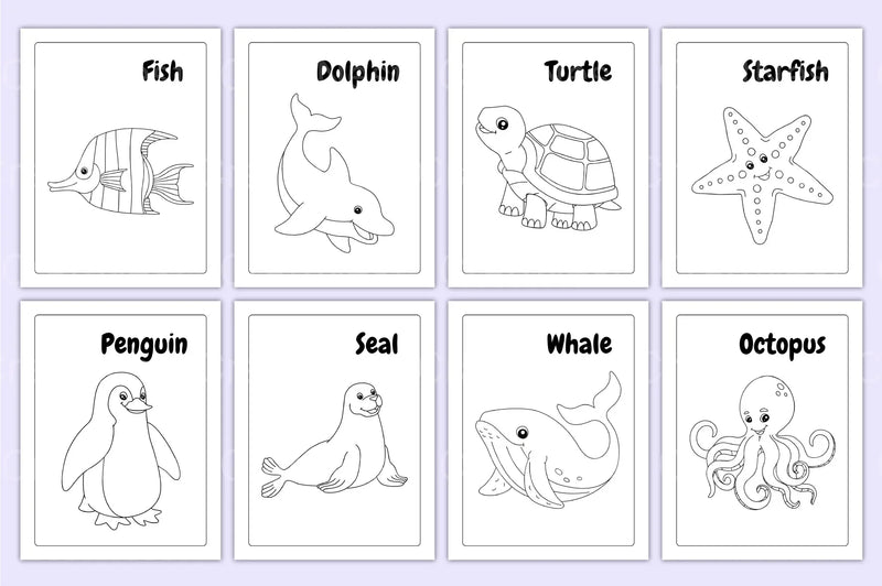Animal Coloring Activity Book for Kids - CraftNest - Digital Crafting and Art