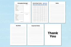 Business Workbook Template for Success - CraftNest - Digital Crafting and Art