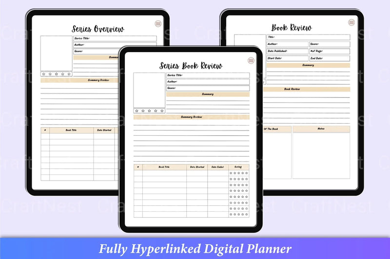 Reading Planner Guide - CraftNest - Digital Crafting and Art