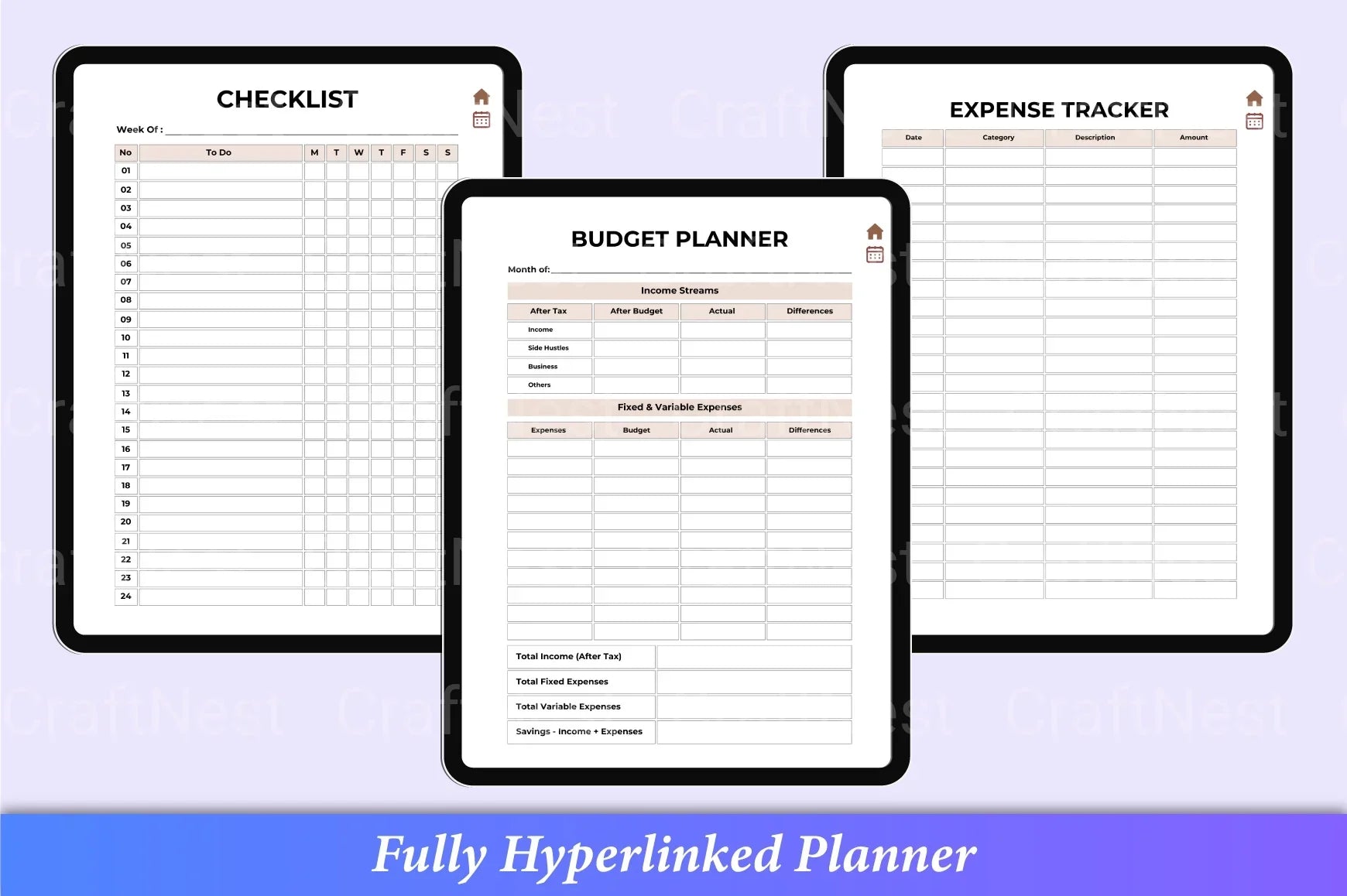 Travel Planner Guide - CraftNest - Digital Crafting and Art