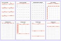 Habit Fitness Tracker: Boost Your Health & Productivity - CraftNest - Digital Crafting and Art