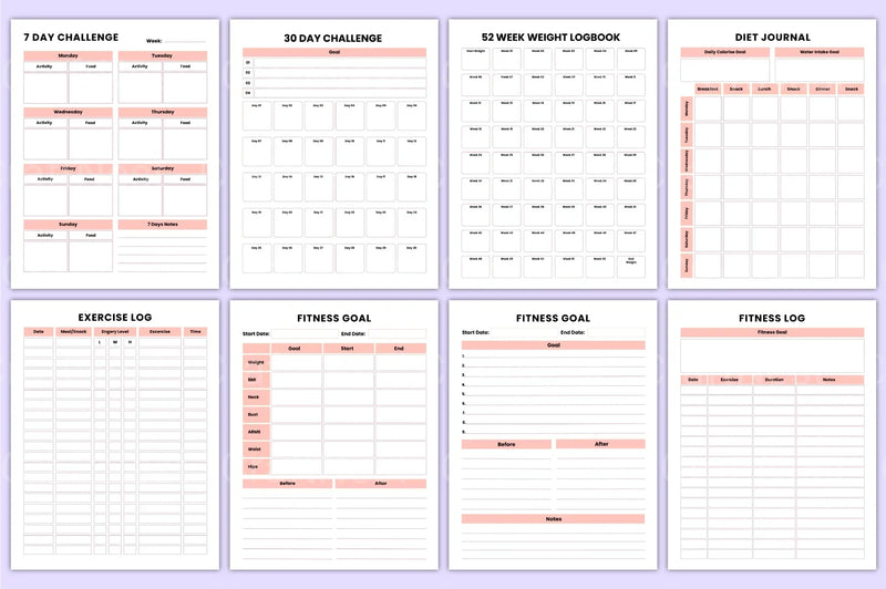 Habit Fitness Tracker: Boost Your Health & Productivity - CraftNest - Digital Crafting and Art