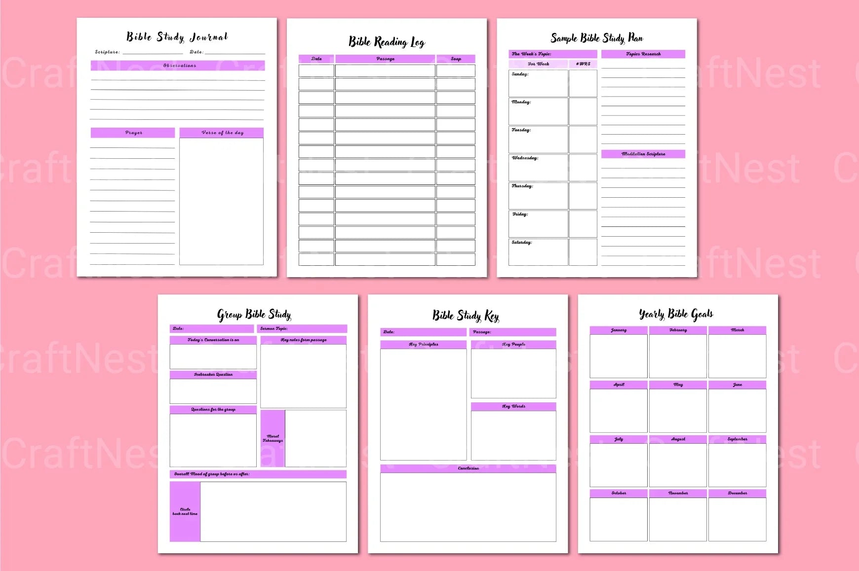 Best Selling Bible Prayer Guide - CraftNest - Digital Crafting and Art