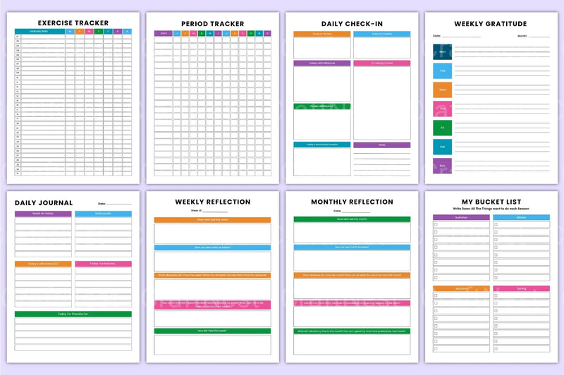 Self Discovery Workbook for Personal Growth - CraftNest - Digital Crafting and Art
