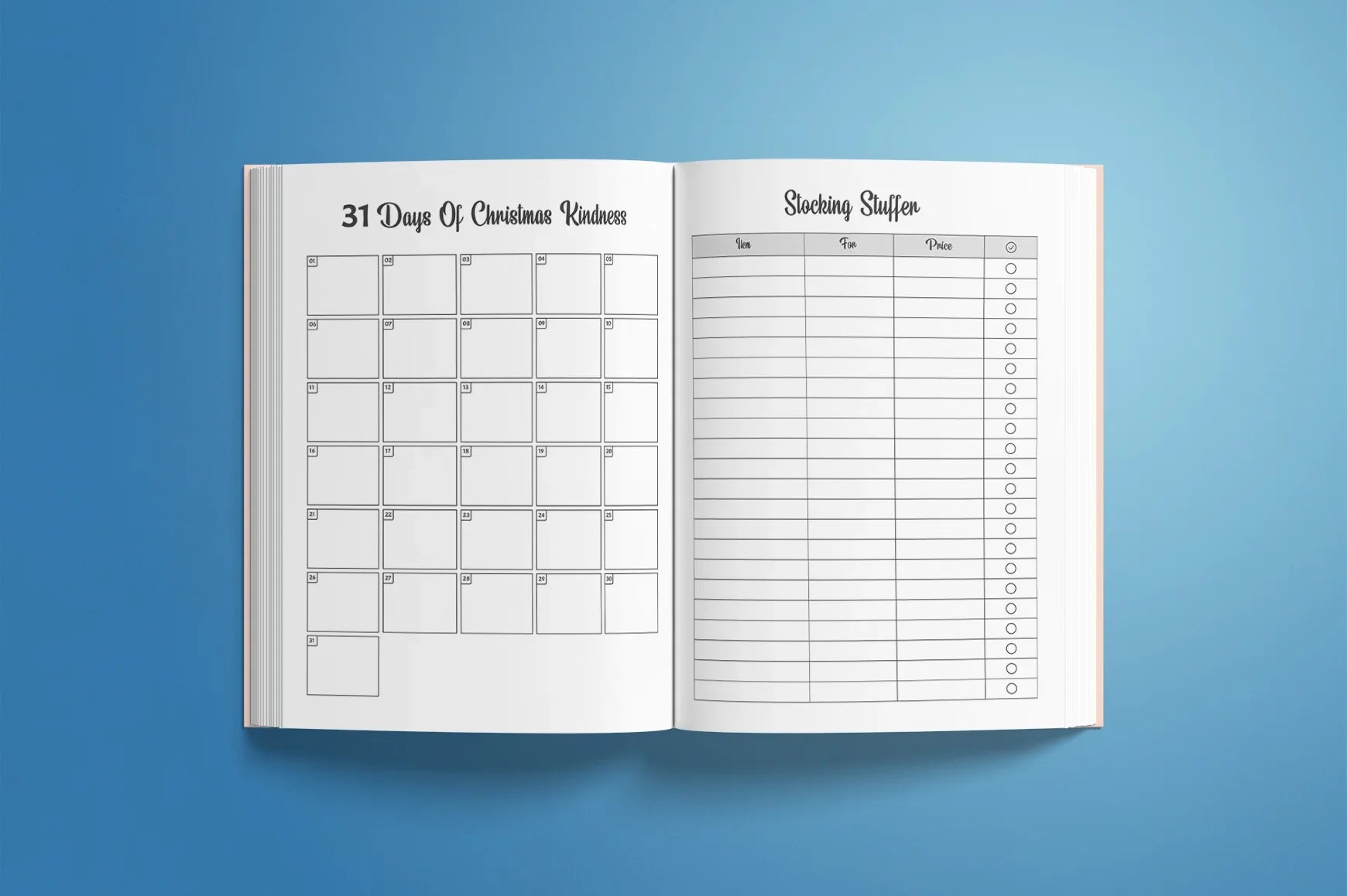 Christmas Planner from 100 Planner - CraftNest - Digital Crafting and Art