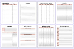 Side Hustle Planner for Entrepreneurs - CraftNest - Digital Crafting and Art