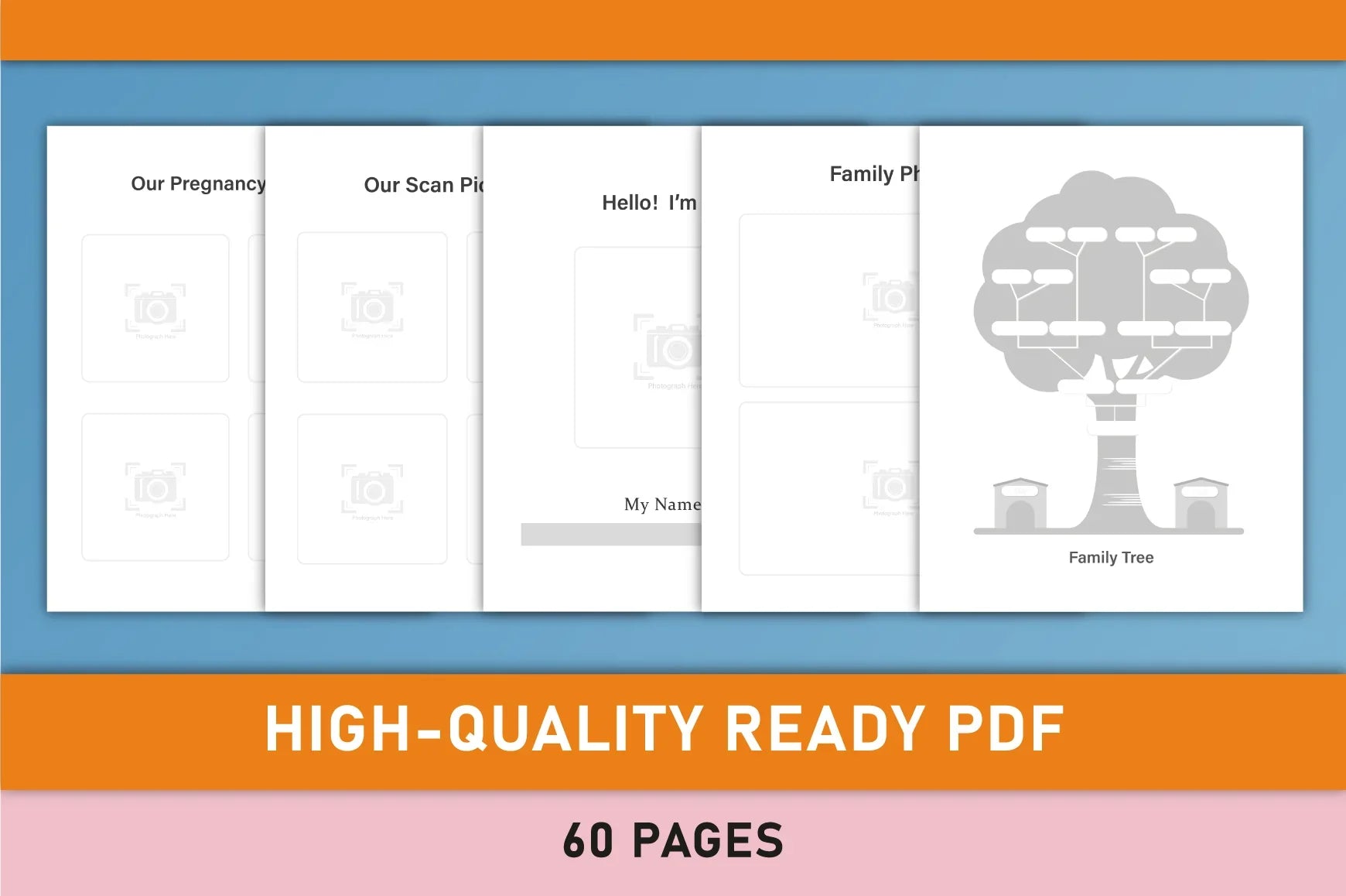 Baby Memory Book Planner - CraftNest - Digital Crafting and Art
