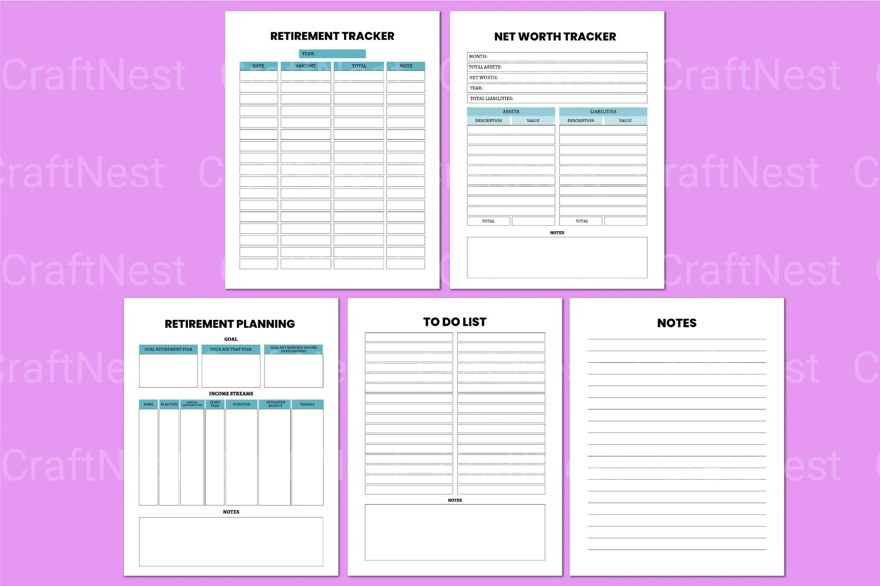 Budget Organizer Tool - CraftNest - Digital Crafting and Art