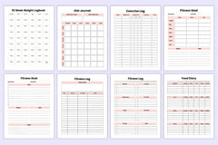 Weight Loss Planner for Effective Results - CraftNest - Digital Crafting and Art