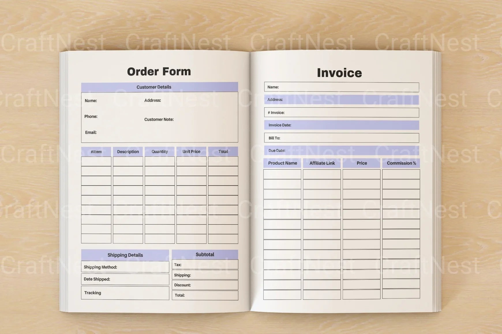 Craft Business Planner Guide - CraftNest - Digital Crafting and Art