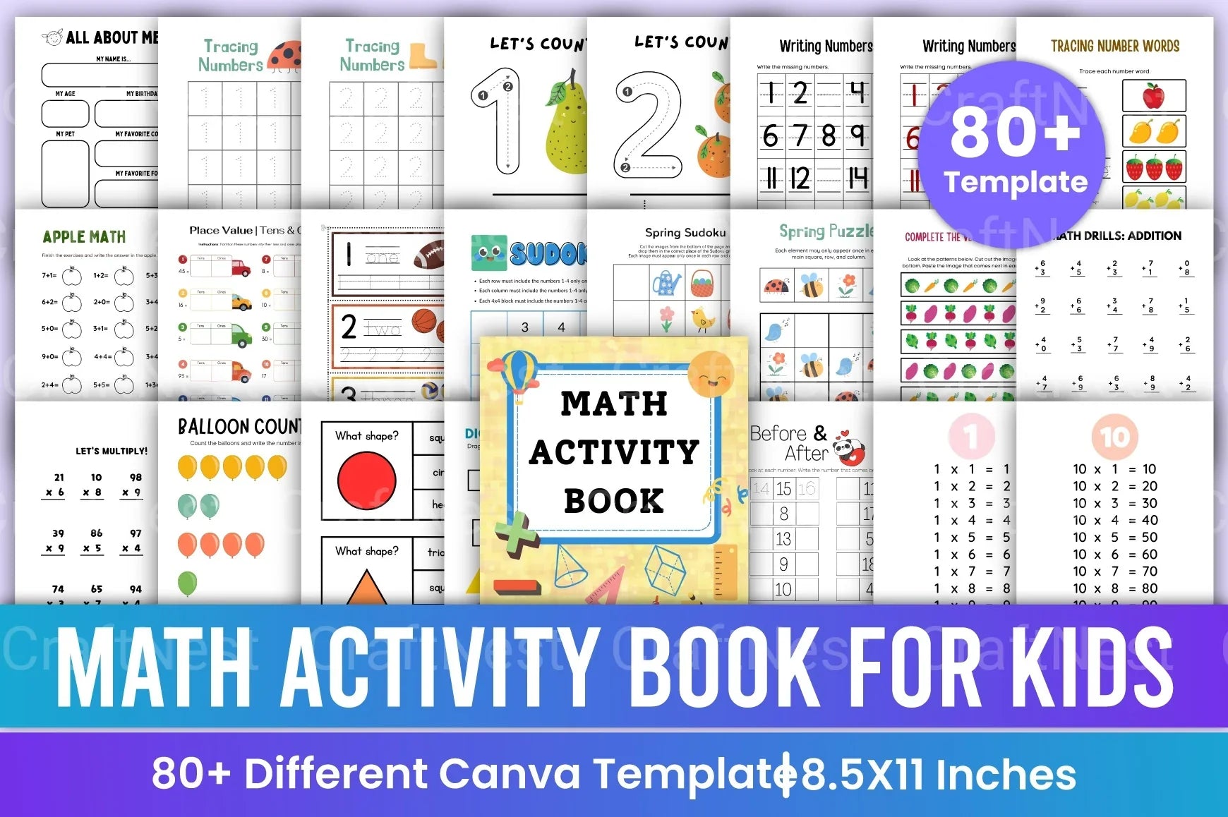 Mega Kids Activity Book: Fun & Educational Activities - CraftNest - Digital Crafting and Art