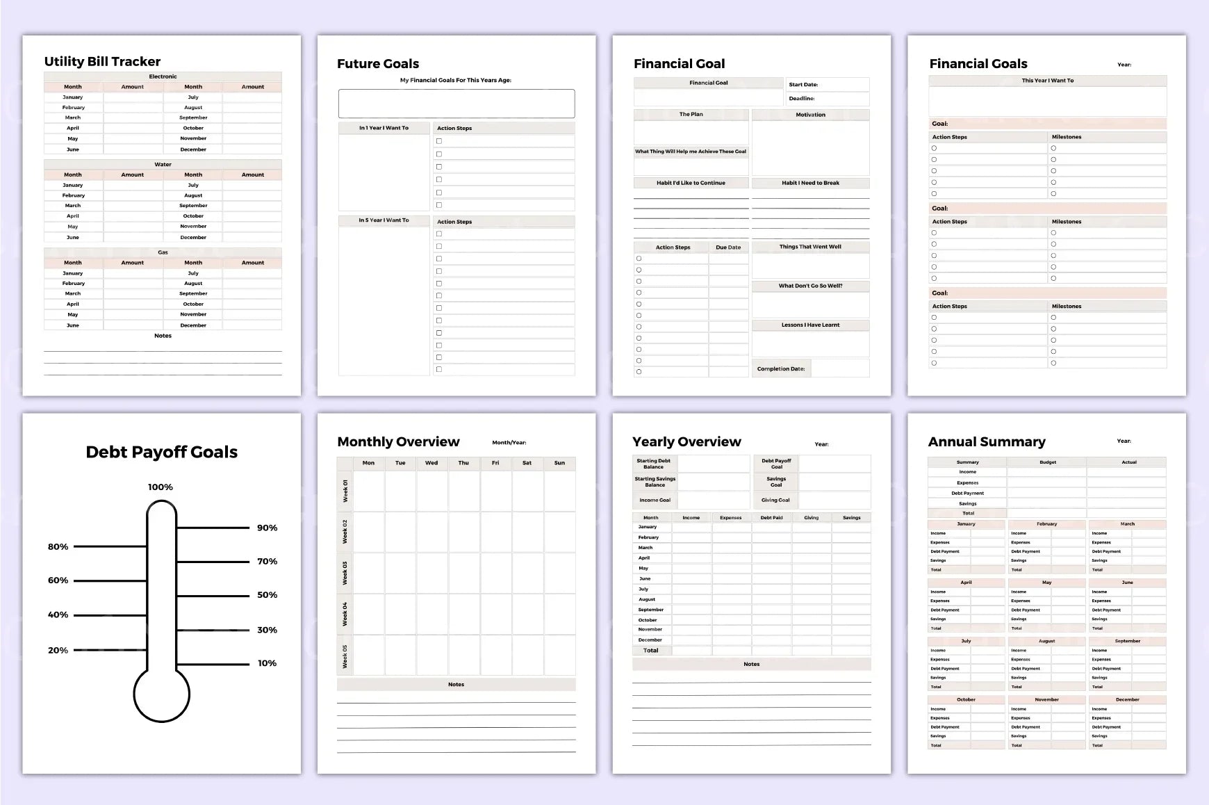 Budget Planner 2023 - CraftNest - Digital Crafting and Art