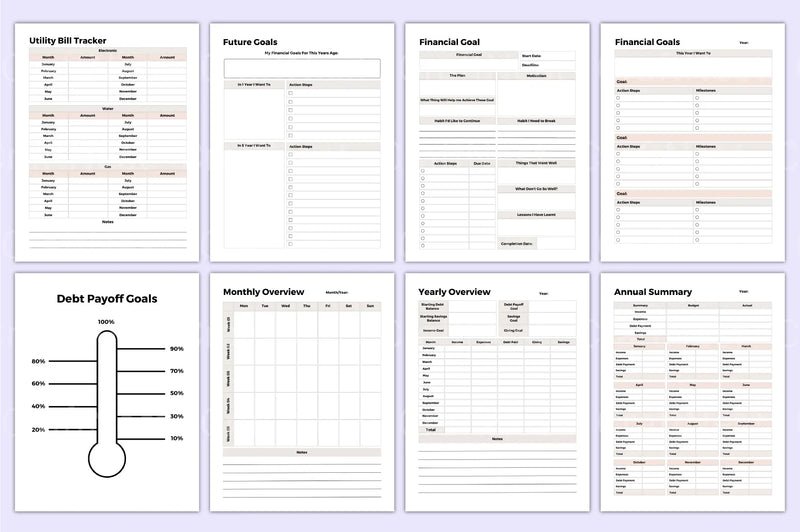 Budget Planner 2023 - CraftNest - Digital Crafting and Art