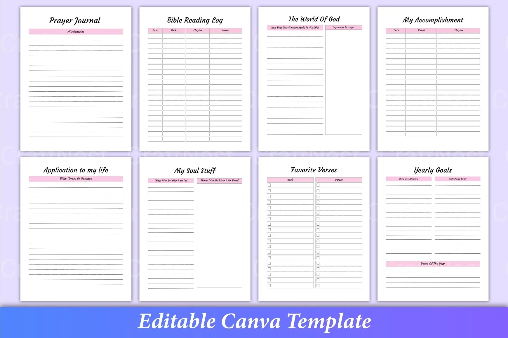 Bible Prayer Collection - CraftNest - Digital Crafting and Art