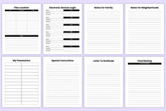 End of Life Planner Guide - CraftNest - Digital Crafting and Art