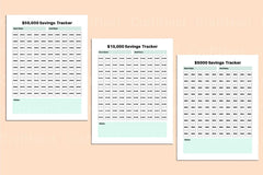 Money Savings Challenge - CraftNest - Digital Crafting and Art