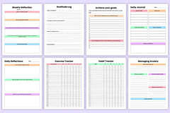 Therapy Healing Workbook for Personal Growth - CraftNest - Digital Crafting and Art